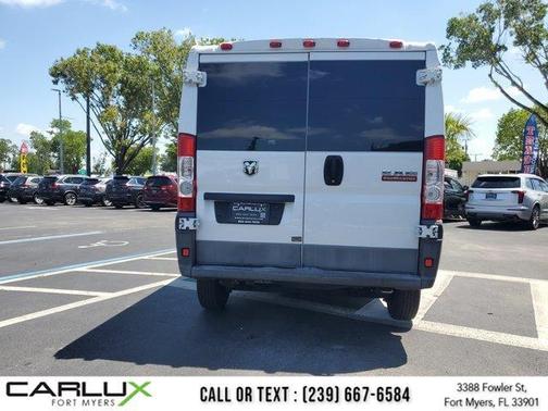 2016 RAM ProMaster 1500 Low Roof