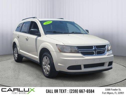Vice White 2018 Dodge Journey SE FWD
