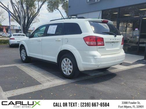 Vice White 2018 Dodge Journey SE