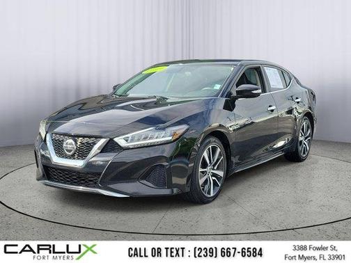 Super Black 2019 Nissan Maxima SV 3.5L