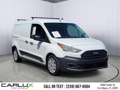 Frozen White 2019 Ford Transit Connect XL