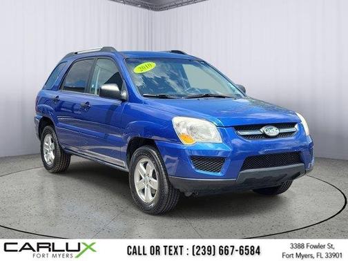 Smart Blue 2010 Kia Sportage 4WD 4dr V6 Auto LX
