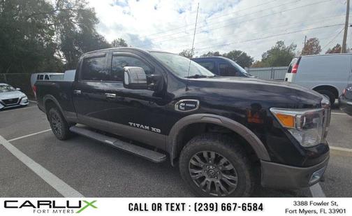 Magnetic Black 2016 Nissan Titan XD 2WD Crew Cab Platinum Reserve Diesel