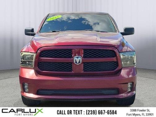 Bright Red 2018 RAM 1500 Express 4x2 Crew Cab 5'7" Box