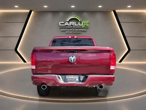 Bright Red 2018 RAM 1500 Express 4x2 Crew Cab 5'7" Box