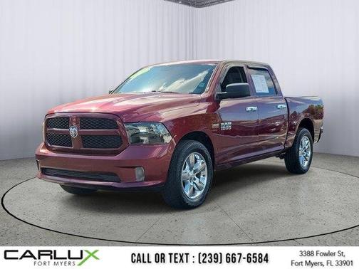 Bright Red 2018 RAM 1500 Express 4x2 Crew Cab 5'7" Box