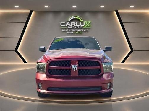 Bright Red 2018 RAM 1500 Express 4x2 Crew Cab 5'7" Box