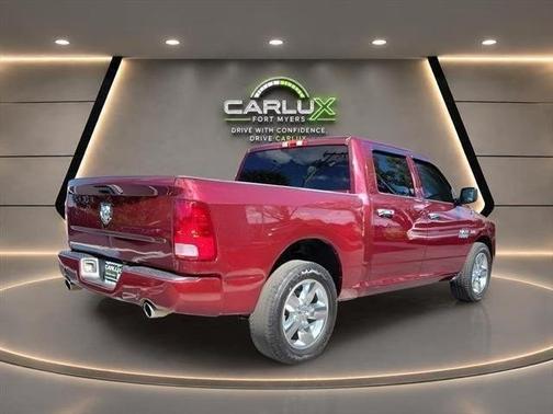 Bright Red 2018 RAM 1500 Express 4x2 Crew Cab 5'7" Box