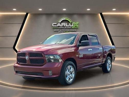 Bright Red 2018 RAM 1500 Express 4x2 Crew Cab 5'7" Box