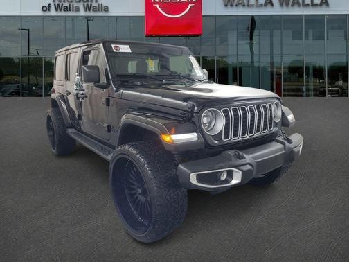 Black 2025 Jeep Wrangler Sahara