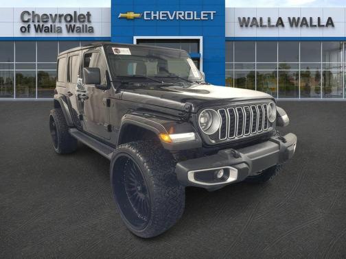 Black 2025 Jeep Wrangler Sahara