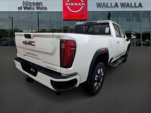 White Frost Tri-Coat 2024 GMC Sierra 3500 Denali