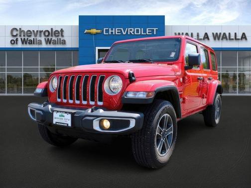 Firecracker Red 2023 Jeep Wrangler Sahara