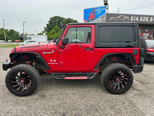 Red 2009 Jeep Wrangler X