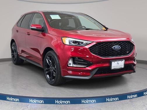 Red 2020 Ford Edge ST