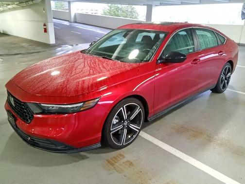 Radiant Red Metallic 2023 Honda Accord Hybrid Sport