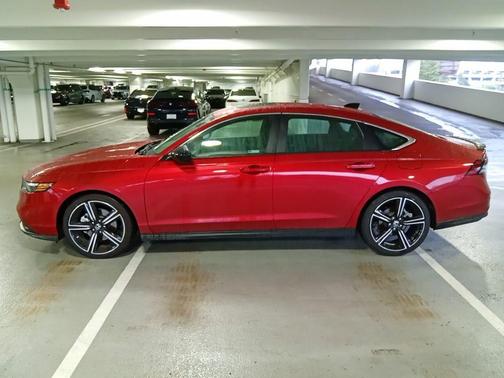 Radiant Red Metallic 2023 Honda Accord Hybrid Sport