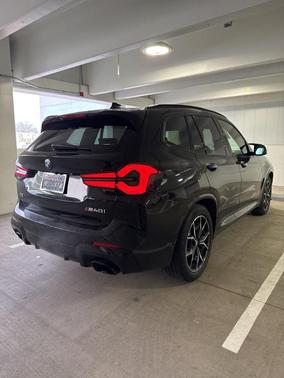 Black Sapphire Metallic 2024 BMW X3 M40i
