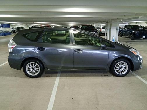 Magnetic Gray Metallic 2014 Toyota Prius v Three