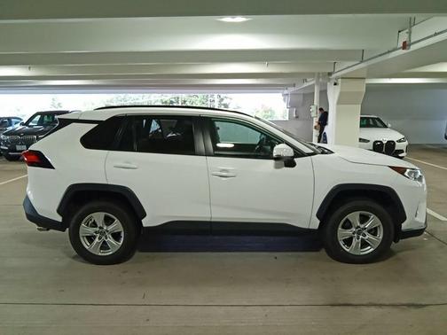Super White 2021 Toyota RAV4 XLE