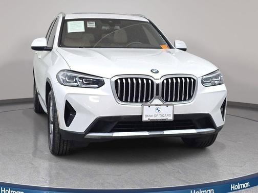 White Metallic 2022 BMW X3 xDrive30i