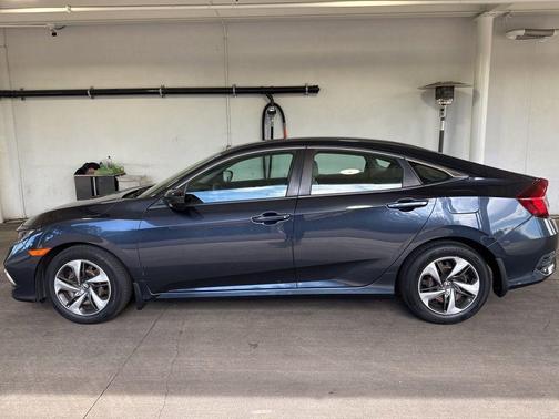 Light Blue 2019 Honda Civic LX