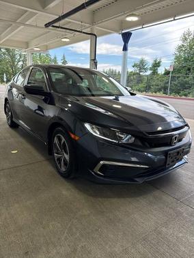 Light Blue 2019 Honda Civic LX