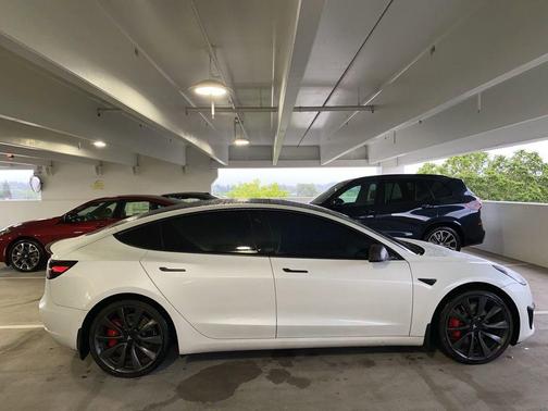 White 2020 Tesla Model 3 Performance