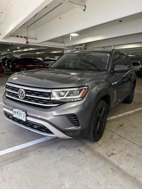 Platinum Gray Metallic 2021 Volkswagen Atlas 3.6L SEL