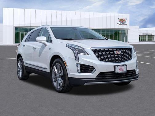 Crystal White Tri-Coat 2024 Cadillac XT5 Premium Luxury
