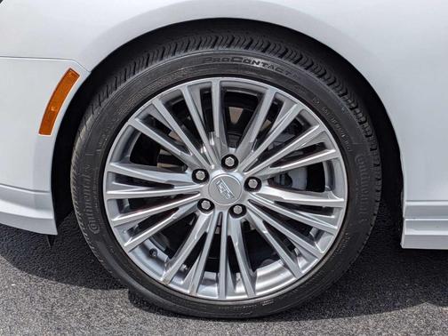 Crystal White Tri-Coat 2023 Cadillac CT4 Premium Luxury