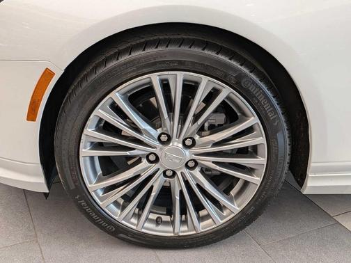 Crystal White Tri-Coat 2023 Cadillac CT4 Premium Luxury