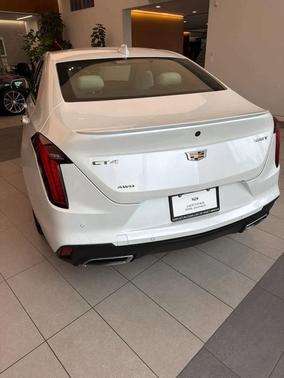 Crystal White Tri-Coat 2023 Cadillac CT4 Premium Luxury