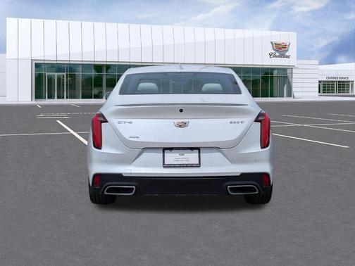 Crystal White Tri-Coat 2023 Cadillac CT4 Premium Luxury