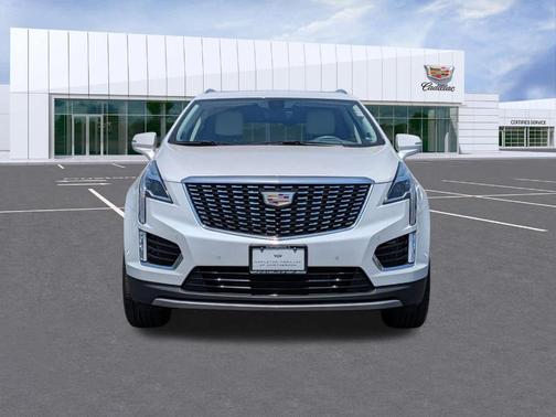 Crystal White Tri-Coat 2023 Cadillac XT5 Premium Luxury