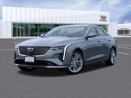 Silver Metallic 2023 Cadillac CT4 Premium Luxury
