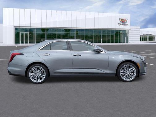Silver Metallic 2023 Cadillac CT4 Premium Luxury