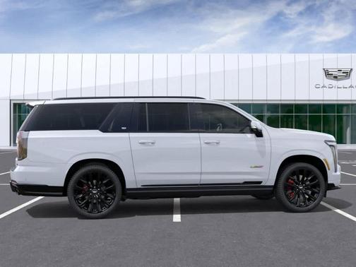 Vibrant White 2026 Cadillac Escalade ESV V-Series