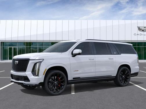 Vibrant White 2026 Cadillac Escalade ESV V-Series
