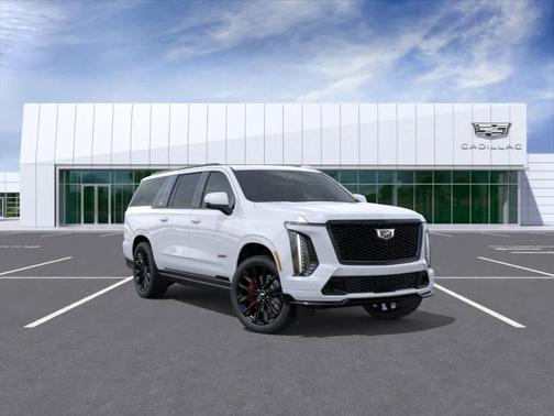 Vibrant White 2026 Cadillac Escalade ESV V-Series