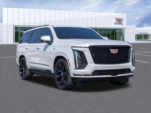 Crystal White Tri-Coat 2025 Cadillac Escalade Sport Platinum