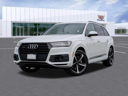 Carrara White 2019 Audi Q7 55 Prestige