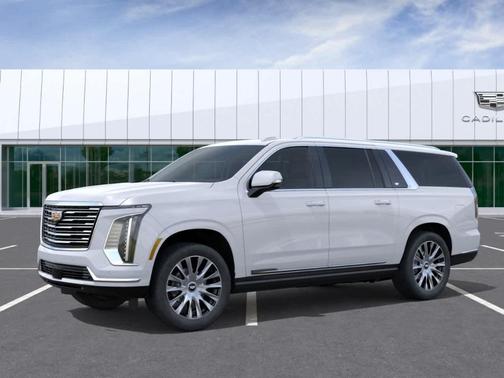 Vibrant White 2026 Cadillac Escalade ESV 4WD Platinum Luxury