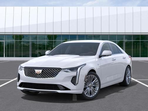 Summit White 2026 Cadillac CT4 Premium Luxury