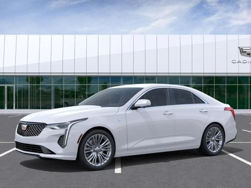 Summit White 2026 Cadillac CT4 Premium Luxury