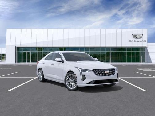 Summit White 2026 Cadillac CT4 Premium Luxury