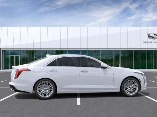 Summit White 2026 Cadillac CT4 Premium Luxury