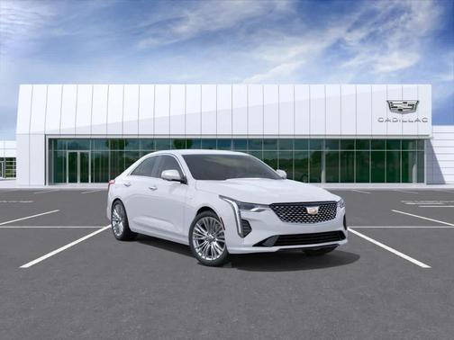 Summit White 2026 Cadillac CT4 Premium Luxury