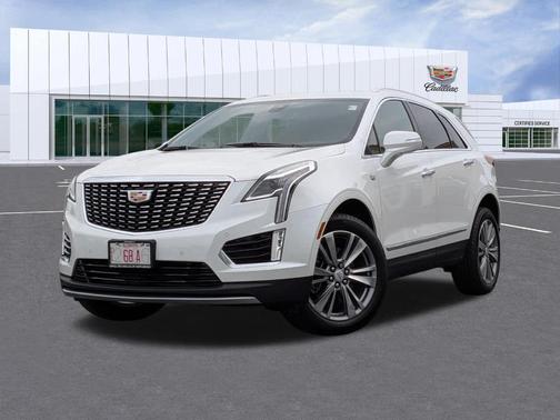 Crystal White Tri-Coat 2024 Cadillac XT5 Premium Luxury
