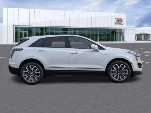 Crystal White Tri-Coat 2023 Cadillac XT5 Sport